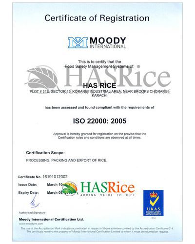 ISO Certificate