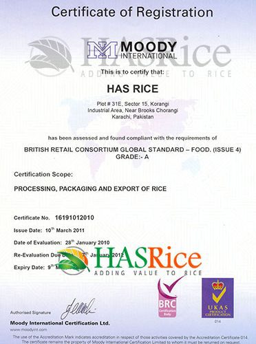 BRC Certificate