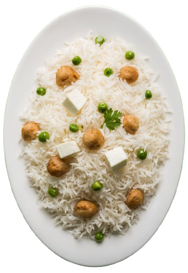 Rice in a dish